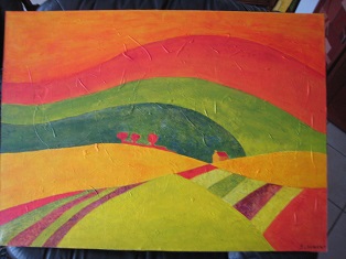 peinture de Josette Bude Laurent